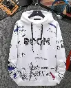 Cadina Hoodie Collection Trendy White Graffiti Printed Hoodie –  Aesthetic
